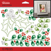 Bling Holly Mistletoe - Jolee's Boutique Dimensional Stickers