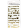 Classic Foil Gold - Simply Creative Alphabet & Number Stickers