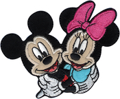 Mickey & Minnie - Disney Mickey Mouse Iron-On Applique