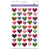 Fashion Hearts - 3D Gel Foil Stickers