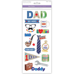 Super Dad - Family & Friends Clear Stickers
