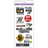 Boy Toys - Family & Friends Clear Stickers