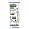 Birthday - Classic Theme Clear Stickers