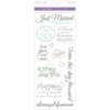 Wedding 1 - Love & Marriage Clear Stickers