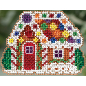 2.75"X2.75" 14 Count - Gingerbread Cottage Winter Holiday Collection Counted Cross