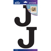 J - Sticko Basic Black Monogram Stickers