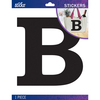 B - Sticko Jumbo Basic Black Monogram Stickers