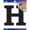 H - Sticko Jumbo Basic Black Monogram Stickers