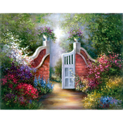 Garden Gate - Acrylic Paint Your Own Masterpiece Kit 11"X14"