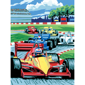 Grand Prix - Junior Small Paint By Number Kit 8.75"X11.75"
