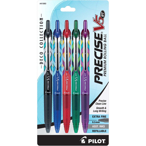 Pilot FriXion Ball Color Sticks Erasable Gel Pens 5 Pkg