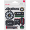 Word Labels - American Crafts Christmas Stickers