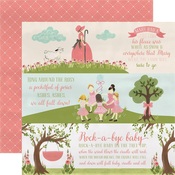 Girl Nursery Rhymes Paper - Rock-A-Bye Baby Girl - Carta Bella