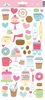 Cream & Sugar Icon Stickers - Doodlebug