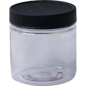 Clear - Jacquard Empty Wide Mouth Plastic Jar 4oz