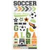 Soccer - Simple Sets Soccer Cardstock Stickers 6"X12"