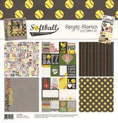 Softball - Simple Stories Simple Sets Collection Kit 