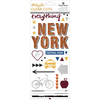 New York City - Paper House Sticky Pix Clear Cuts Stickers 5/Pkg
