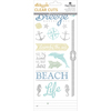 Beach - Paper House Sticky Pix Clear Cuts Stickers 5/Pkg