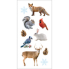 Winter Animals - Paper House Sticky Pix Stickers 2"X8"