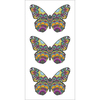 Mosaic Butterflies - Paper House Sticky Pix Stickers 2"X8"