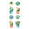 Succulents - Paper House Sticky Pix Stickers 2"X8"