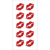 Lips 2 - Paper House Sticky Pix Stickers 2"X8"