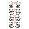Pandas - Paper House Sticky Pix Stickers 2"X8"