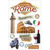 Discover Rome - Paper House 3D Stickers 4.5"X7"