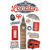 Discover London - Paper House 3D Stickers 4.5"X7"