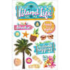 Island Life - Paper House 3D Stickers 4.5"X7"