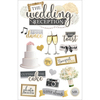 Wedding Reception - Paper House 3D Stickers 4.5"X7"