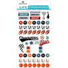 Sports - Paper House Life Organized Planner Stickers 4.5"X7.5" 4/Pkg