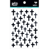 Black Eyed Pea - Illustrated Faith Basics Puffy Cross Stickers