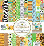 At The Zoo - Doodlebug Paper Pack 