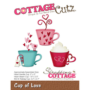Cup Of Love, 1.9" To 2.5" - CottageCutz Die