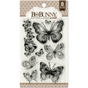 Butterfly Kisses - Essentials Stamps 4"X6" - Bo Bunny