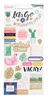 Oasis Gold Glitter Stickers - Crate Paper
