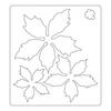 Layered Tattered Poinsettia Bigz Die W/Texture Fades - Tim Holtz