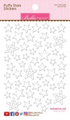 Milk White - Puffy Star Stickers