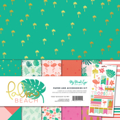 Palm Beach Paper and Accessories Kit - My Mind's Eye