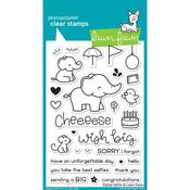 Elphie Selfie Lawn Fawn Clear Stamps 4"X6"