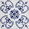 Blue On White - Diamond Dotz Diamond Embroidery Facet Art Kit 6"X6"