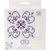 Blue On White - Diamond Dotz Diamond Embroidery Facet Art Kit 6"X6"