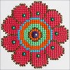 Flower Power - Diamond Dotz Diamond Embroidery Facet Art Kit 6"X6"