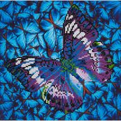 Flutter By Mauve - Diamond Dotz Diamond Embroidery Facet Art Kit 15"X15"