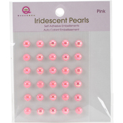 Pink - Iridescent Pearls 30/Pkg