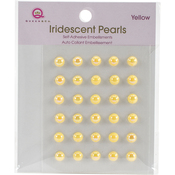 Yellow - Iridescent Pearls 30/Pkg