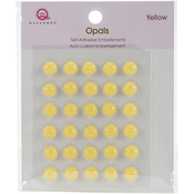Yellow Self-Adhesive Opals