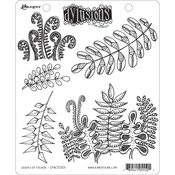 Oodles Of Foliage - Dyan Reaveley's Dylusions Cling Stamp Collections 8.5"X7"